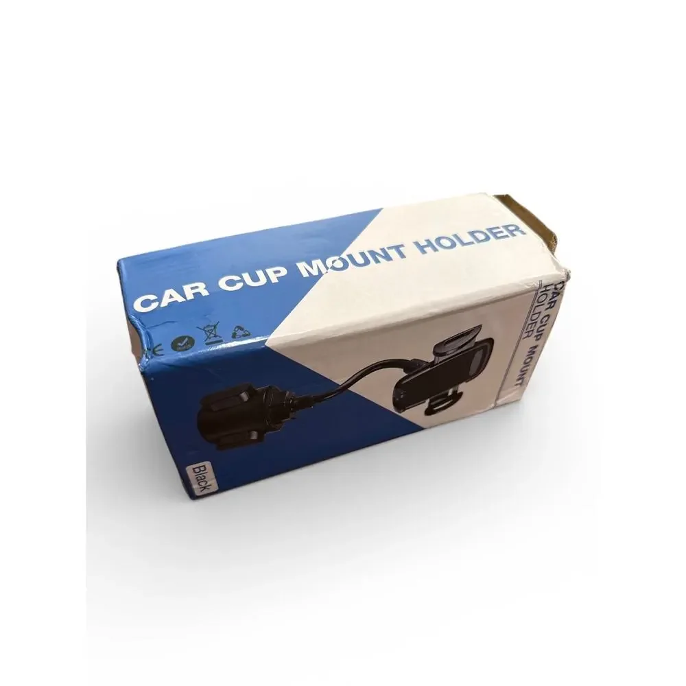 Phone Cup Holder Mount for Car Universal Vehicle Cell Phone Mount Adjustable